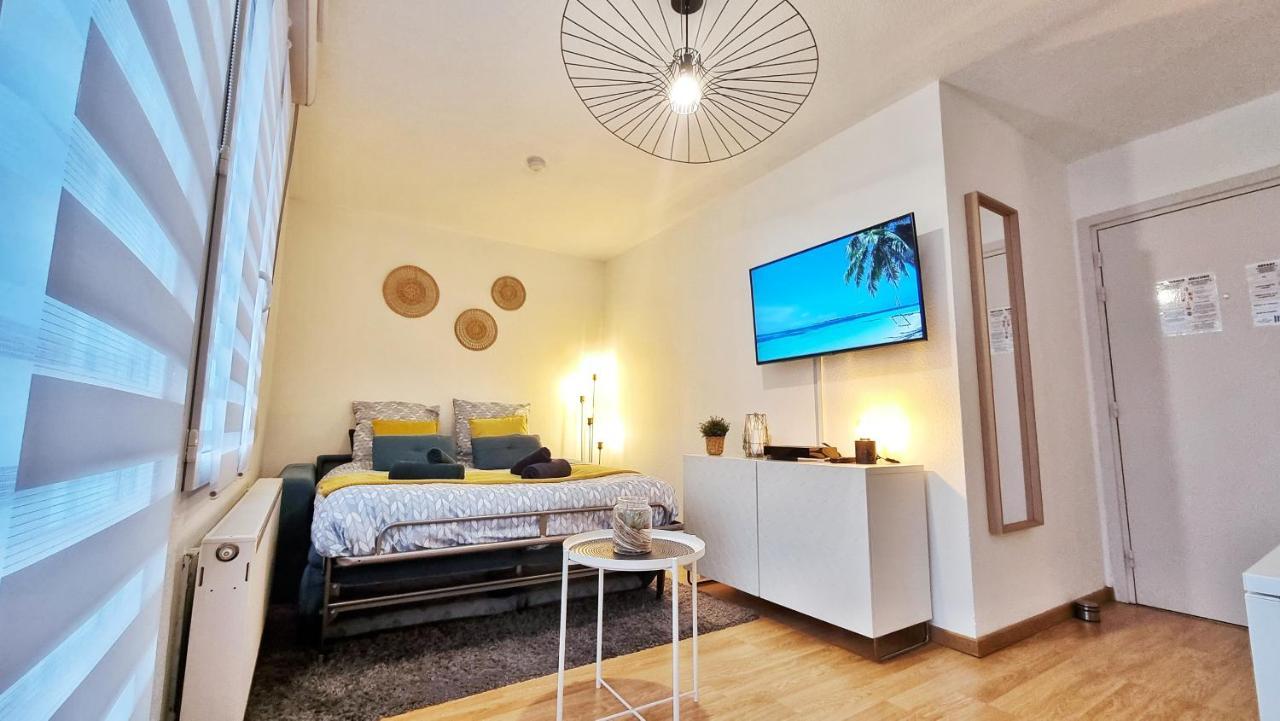 Le Smart - Parking - Terrasse - Wifi - Mulhouse - Relax Bnb Pfastatt Exteriör bild