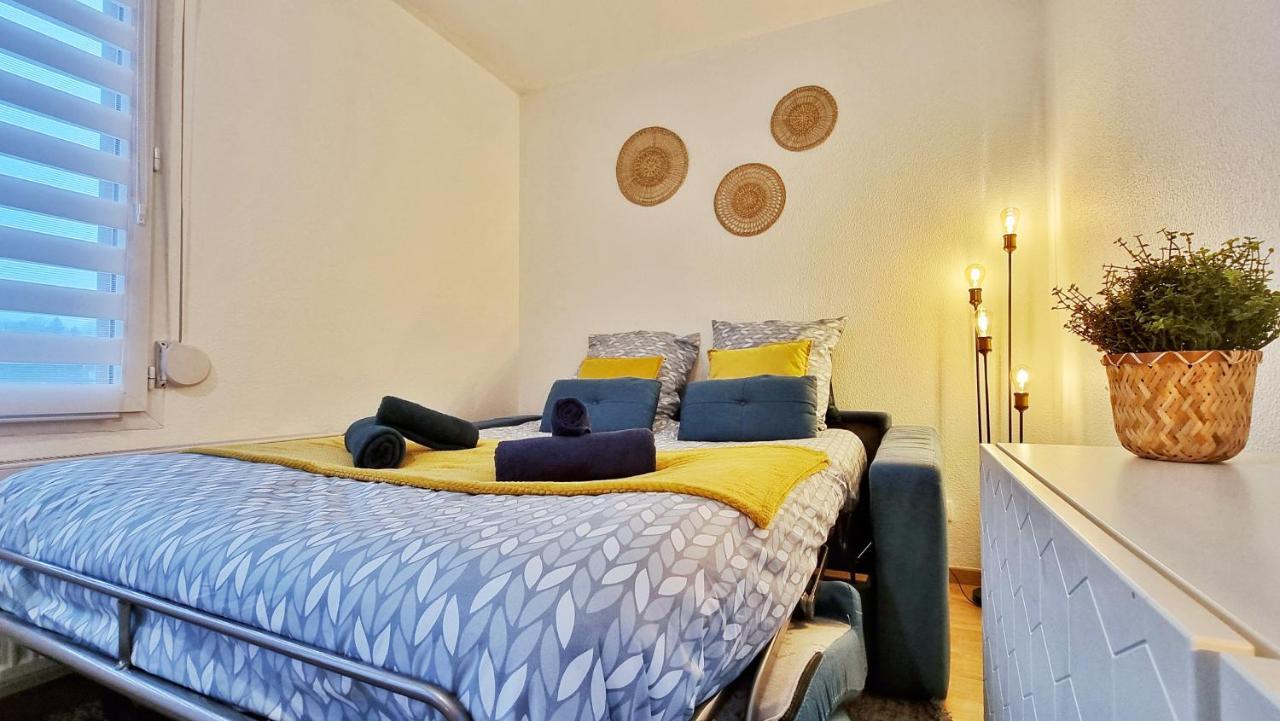 Le Smart - Parking - Terrasse - Wifi - Mulhouse - Relax Bnb Pfastatt Exteriör bild