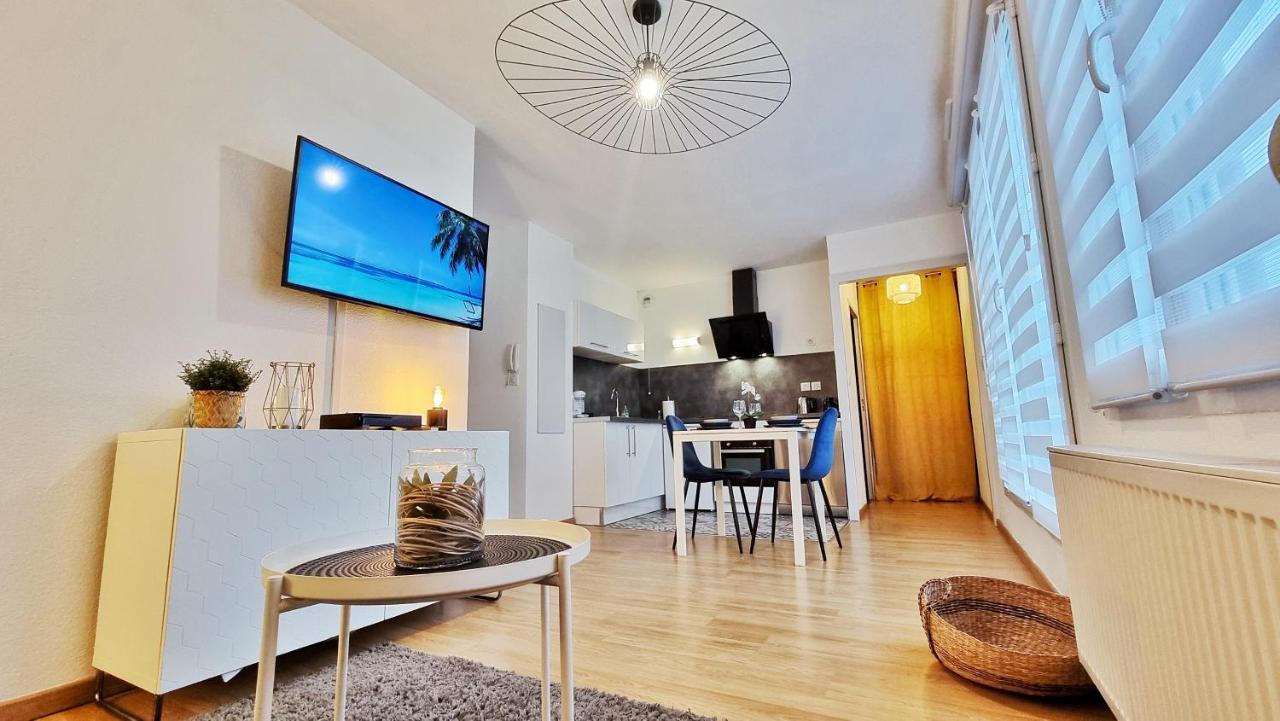 Le Smart - Parking - Terrasse - Wifi - Mulhouse - Relax Bnb Pfastatt Exteriör bild