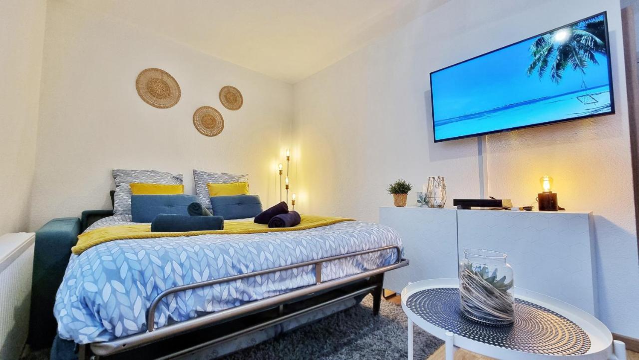 Le Smart - Parking - Terrasse - Wifi - Mulhouse - Relax Bnb Pfastatt Exteriör bild
